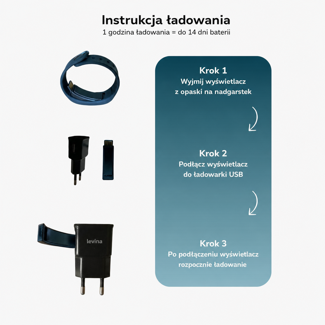Levina Puls™ — Wibracyjna Opaska-Budzik
