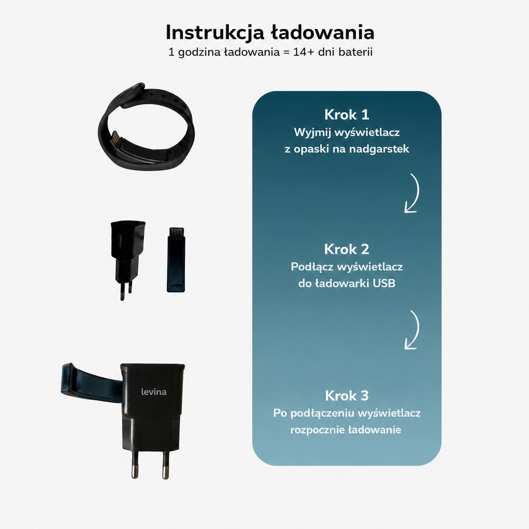 Levina Puls™ PRO — Wibracyjna Opaska-Budzik
