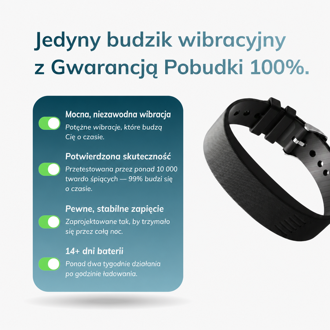 Levina Puls™ — Wibracyjna Opaska-Budzik