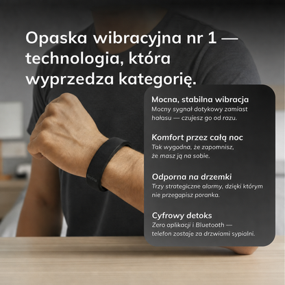 Levina Puls™ PRO — Wibracyjna Opaska-Budzik