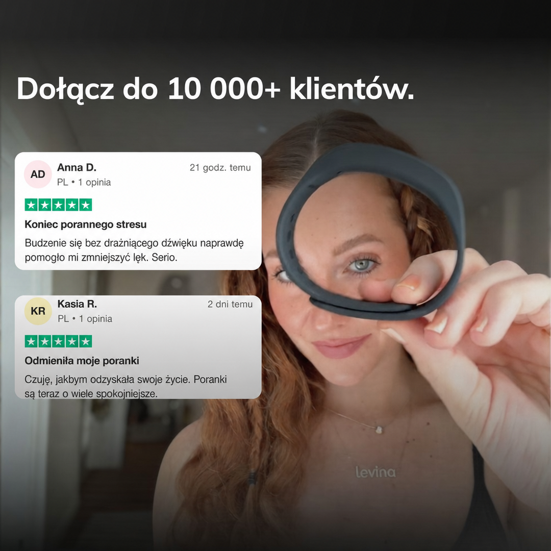 Levina Puls™ — Wibracyjna Opaska-Budzik