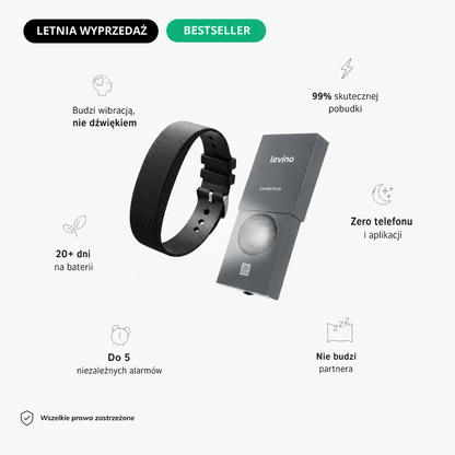Levina Puls™ PRO — Wibracyjna Opaska-Budzik
